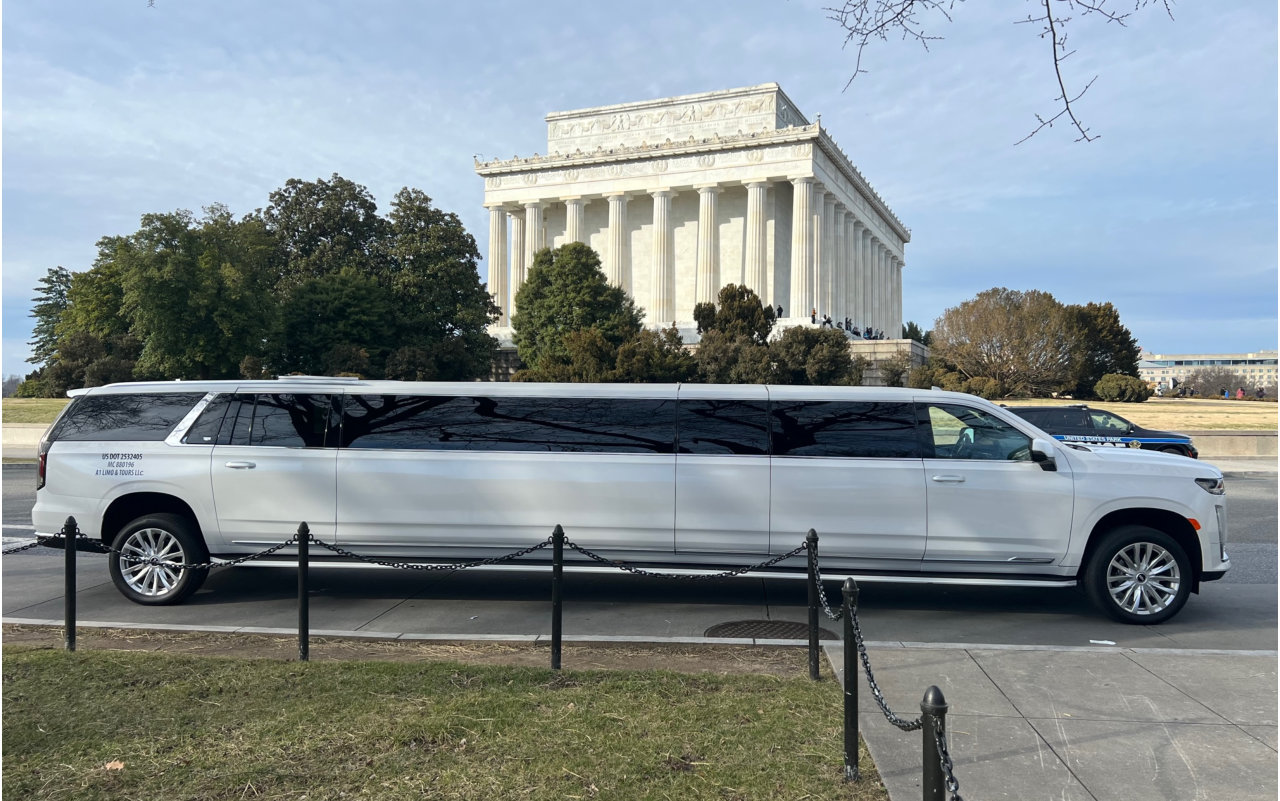 gray limousine